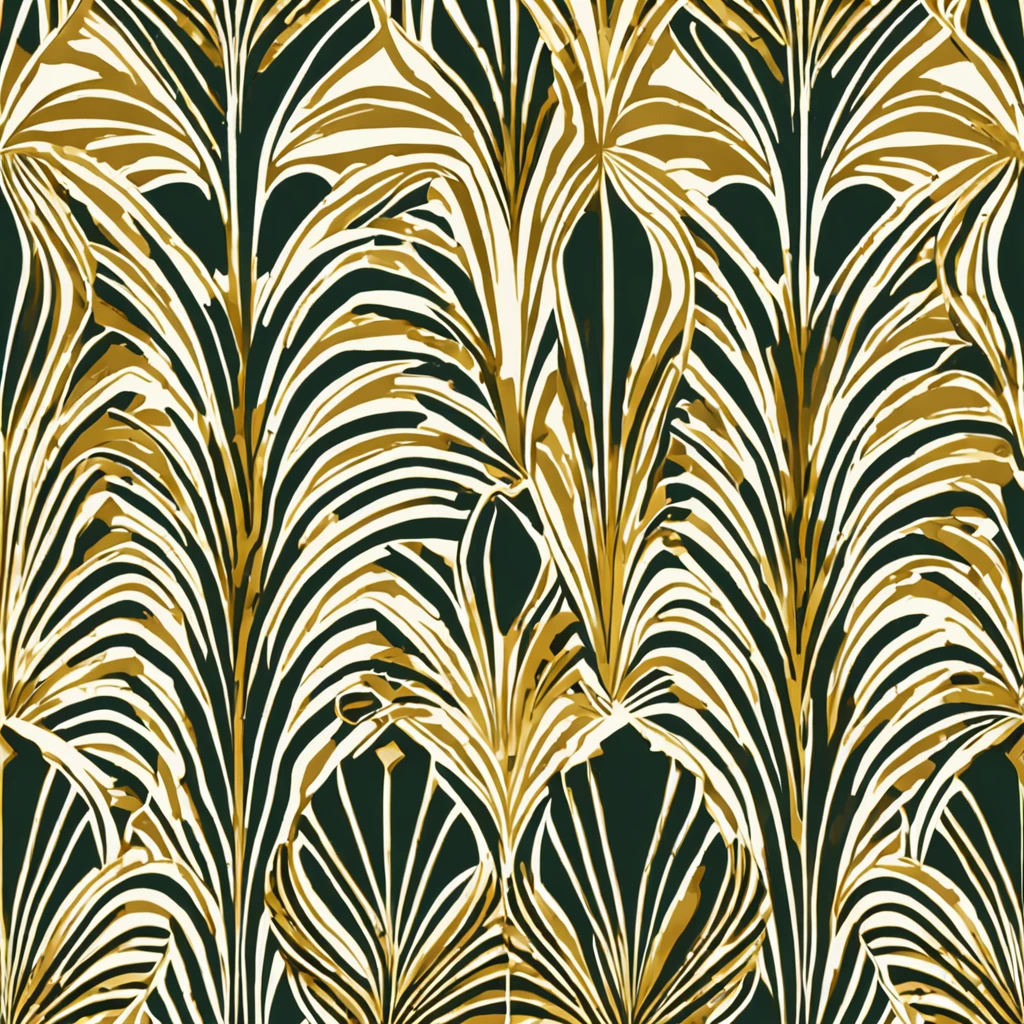a close up of a wallpaper with a gold and white pattern, art deco pattern, art deco background, art deco patterns, art deco intricate ripples, art deco stripe pattern, art deco motifs, inspired by Katsushika Ōi, intricate art deco patterns, wallpaper pattern, art nouveau pattern, background art deco palace, intricate art deco leaf designs, art deco shapes