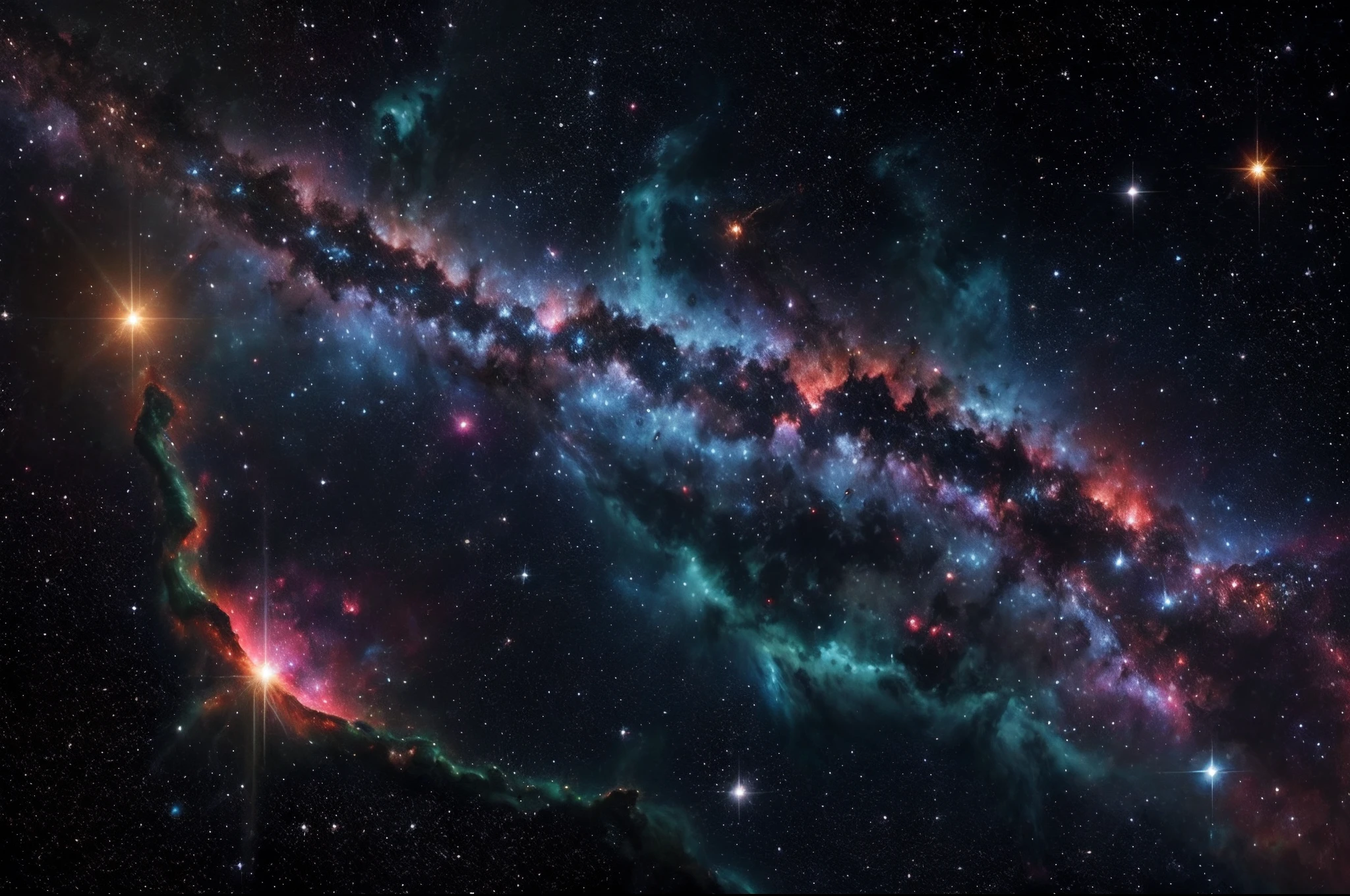 a close up of a star formation with a black background, gemini star formation, distant nebula are glowing algae, stellar formation, exploding nebulae, a cosmic entity made of stars, dramatic exploding nebulae, glorious galactic collision, galactic light colors, collapsing stars and supernovae, in a nebula, gorgeous nebula is born, suns and supernovas
