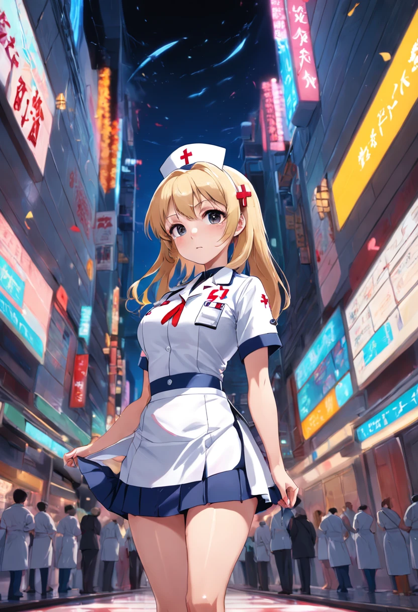 Feminine nurse uniform miniskirt