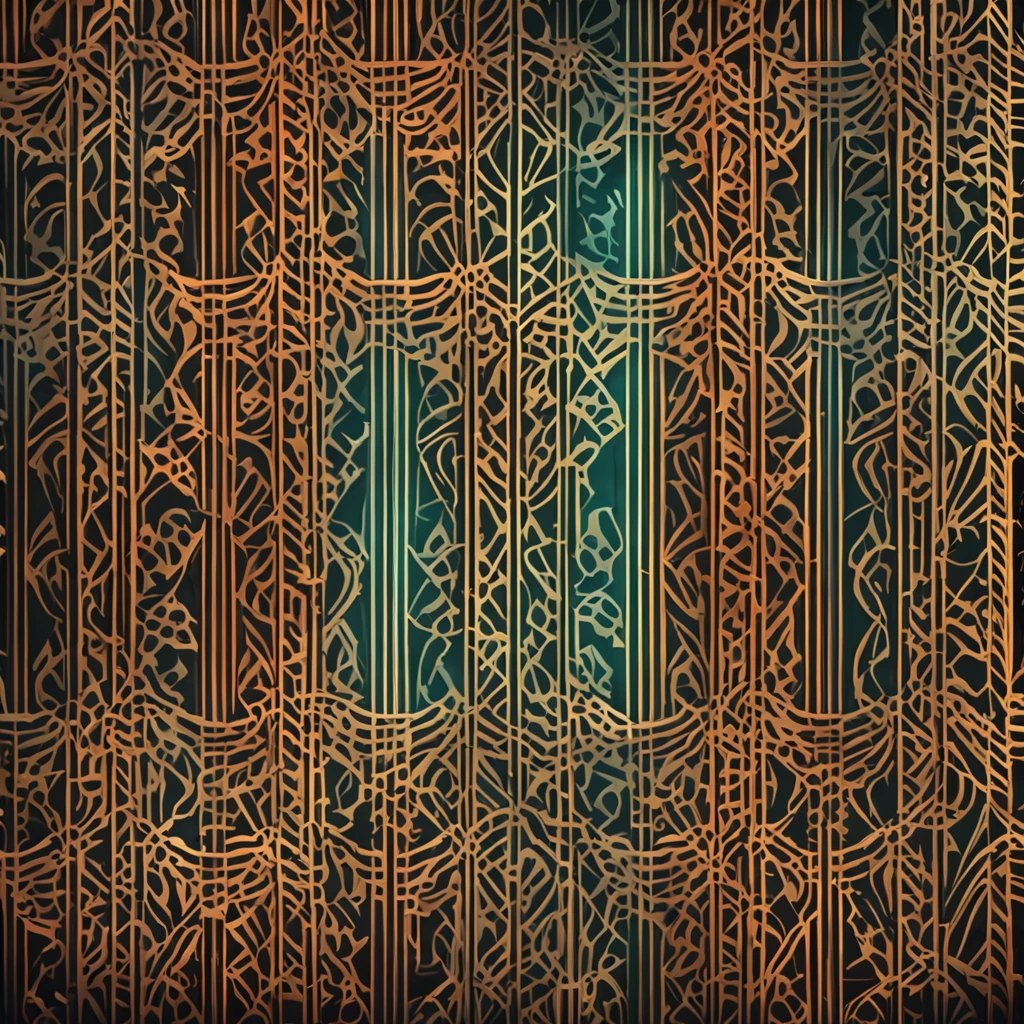 a close up of a beautiful wallpaper, art deco pattern