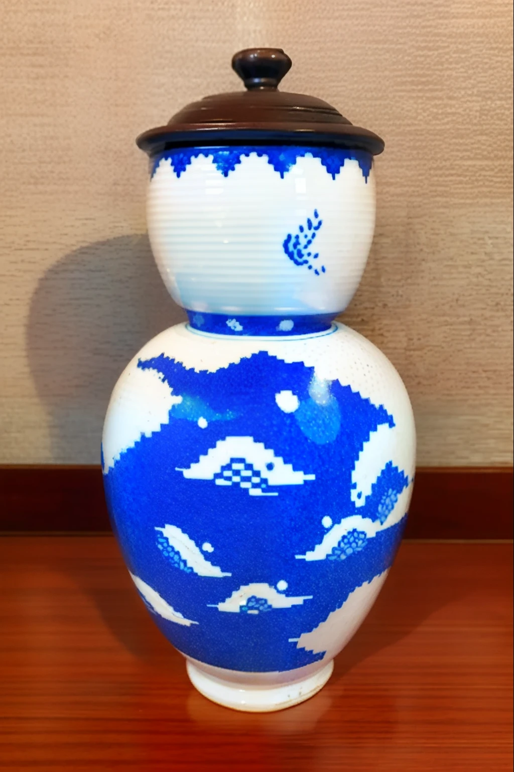 鸟山明风格,Flat pixel games(Blue and white porcelain style:1.4),(hanfugirl:1.5),ancient china art style,Full body like,16-bit pixels