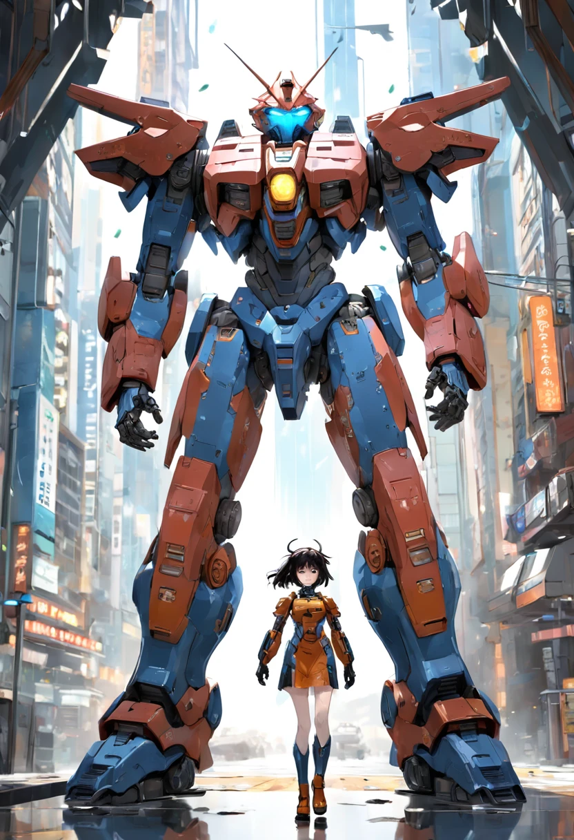 extremely detailed CG unity 16k wallpaper:1.1), (Denoising strength: 1.45), (tmasterpiece:1.37), side portrait, Pacific Rim Mech Warrior, Dangerous Ranger III mech, Extreme detail, side portrait, foreground, sense of science and technology, Perfect color cold paint, Streamlined exterior design, Metal reflection light on the surface of the mecha, Light tracing. illusory engine, 3D modeling, CG rendering, Science fiction, Futuristic, Rich colors, High contrast, HD8K, 超高分辨率, Light and shadow effects, Metallic reflected light, Perfect light and shadow, Studio lighting, Texture film, highest masterpiece, High detail, god rays, sparkle, glowing light