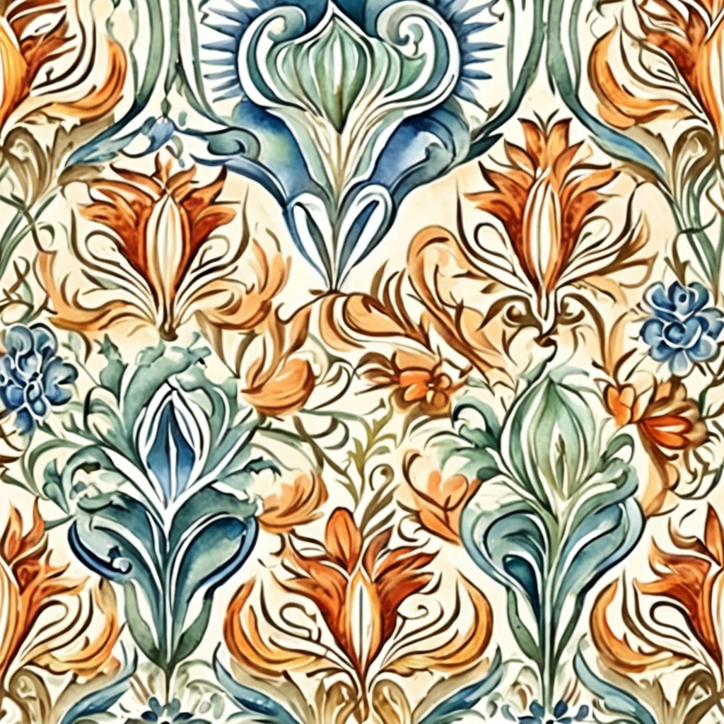 a close up of a beautiful wallpaper, art deco pattern