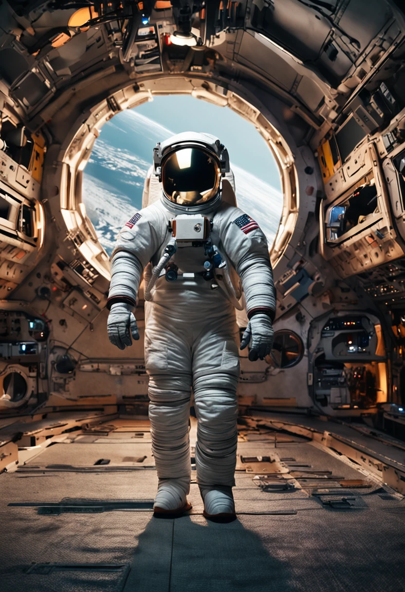 masterpiece, interstellar, spacesuit, astronaut, space,