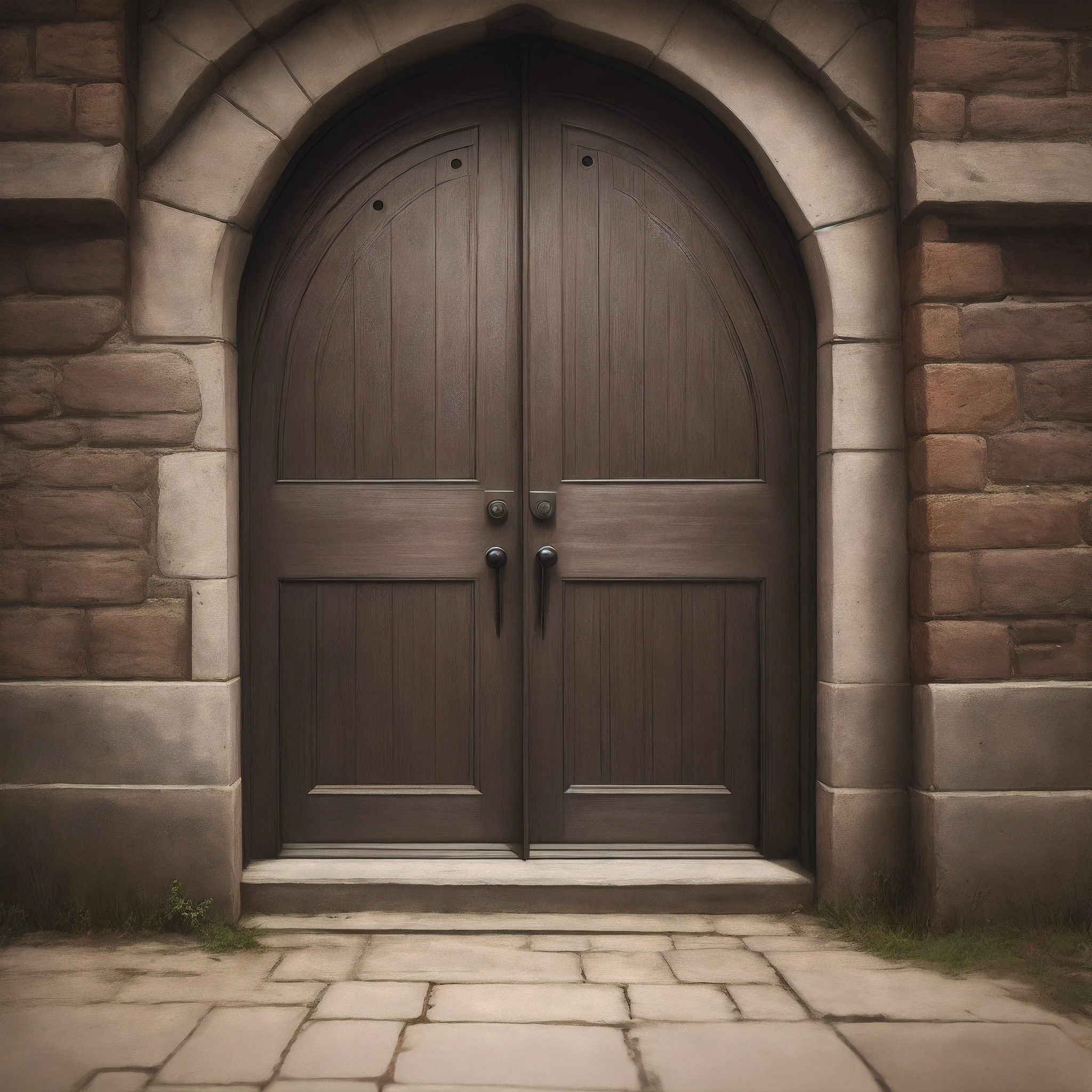 Flesh and blood dark door