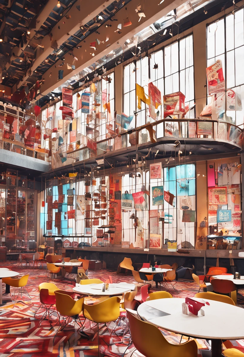 Cards,Card games,cooperation,Group assignments,Installation art,Modern art installation,Realistic,Indoor exhibition hall