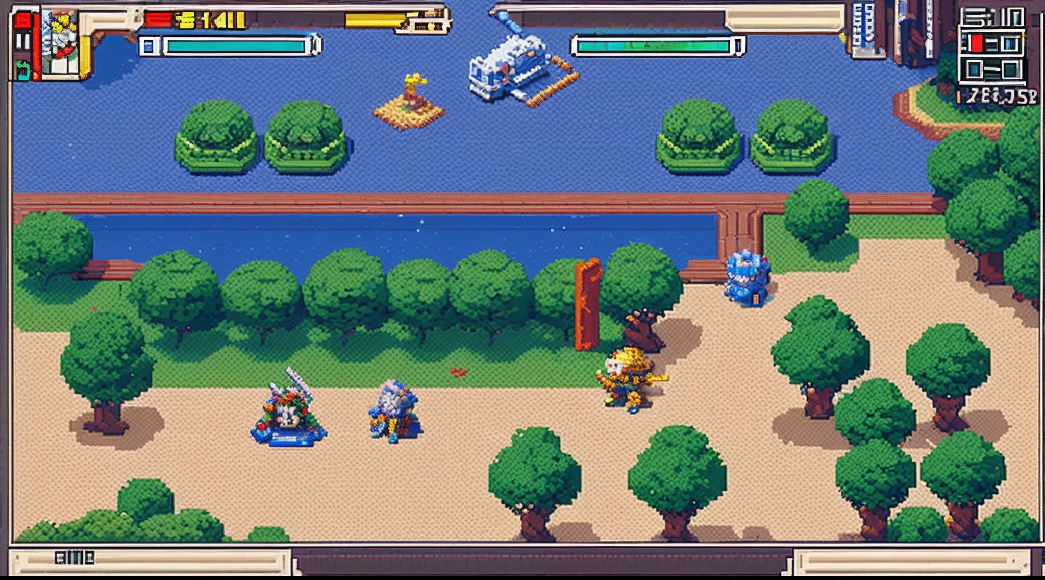 pixel game,character design,super mecha,All kinds of artillery, Pixel art #pixelart