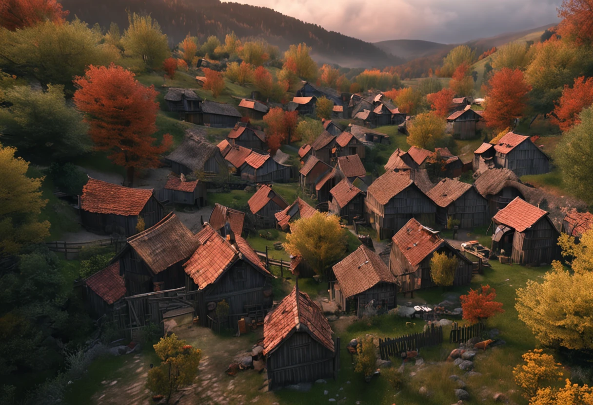 medieval village、naturey、landscapes