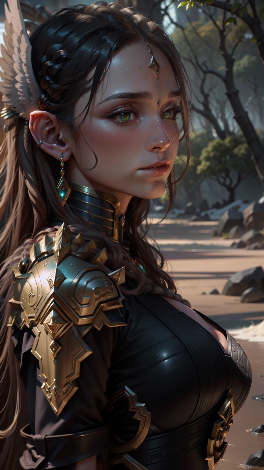 Asgard,valkyrie,Senhora Cavaleiro,Anatomia correta,epic fantasy digital art,tmasterpiece,8k,high-definition resolution,desenho detalhado,Qulidade Superior,, Epic composition,
