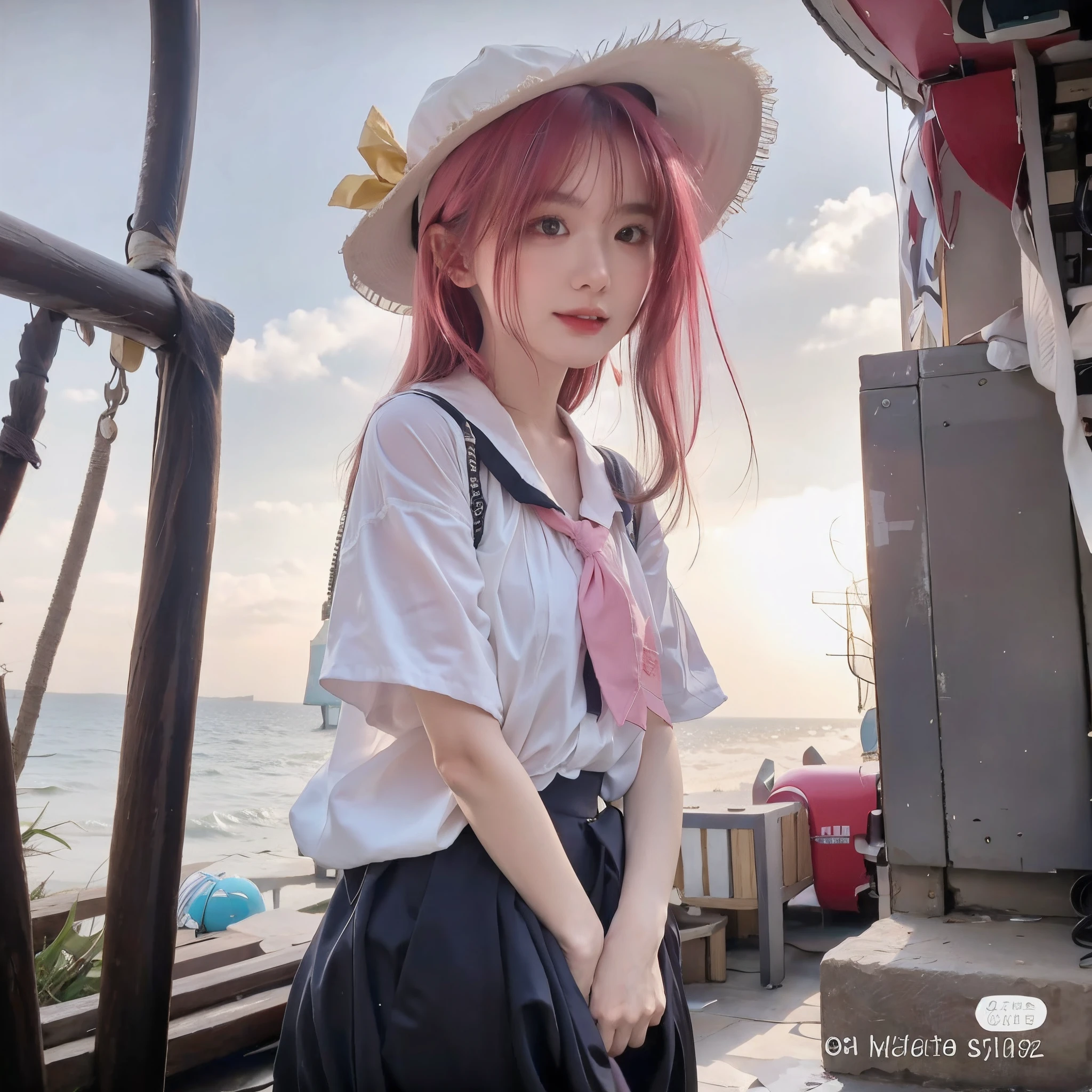 Best quality at best,tmasterpiece,超高分辨率,Textured skin,The is very detailed,awardwinning,high detal,(realisticlying:1.4),teens girl,Juvenile,Clear eyes,looks into camera,Pupil correction,A detailed eye,Precise eye structure,Clear faces,Accurate hand structure,Accurate hands