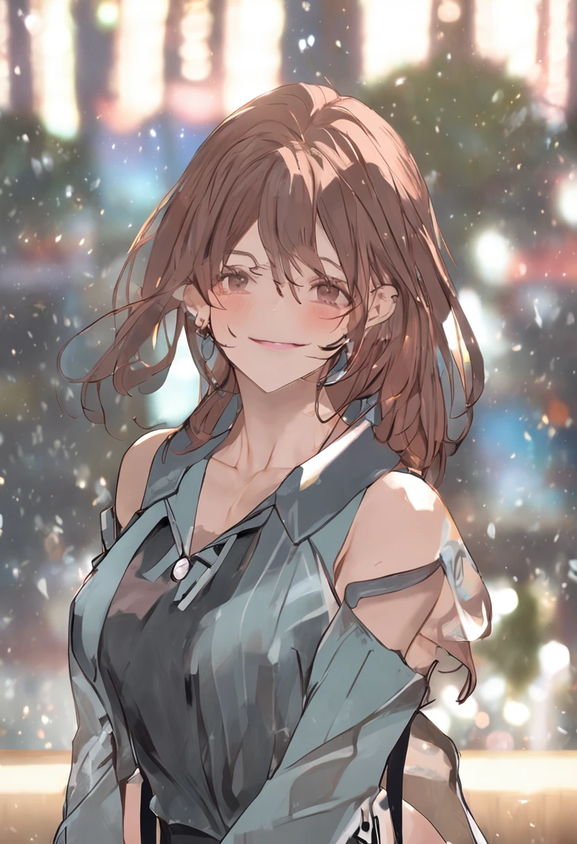 tmasterpiece, 1girl in, 独奏, glowing light eyes, tmasterpiece, top-quality, hentail realism, ultra - detailed, blue-sky, tennis coat, (Extremely delicate and beautiful work), ((masuter piece)), (Best quality), glamour body, One lady, 18yr old, , (taut), (Sexually aroused face:1.4), ( shoulder cut hair,(Fair skin:1.2), Bright lighting, Natural lighting, Realistic lighting, lovely lips、delicated face、(hentail realism、Photo_Realistic:1.4)、((top-quality、tmasterpiece:1.3))、18yr old、((Brown hair))、((lewd poses))、((Functional))、((soaked breasts))、(((Soaked body)))、(((soaked pubic hair)))、A smile full of happiness、Poses that fascinate men、seduct smile、Upper body naked、((()))、(((Sex life)))、(((Expressions in a state of excitement)))、(((lack)))、short-hair、((((toppless))))、