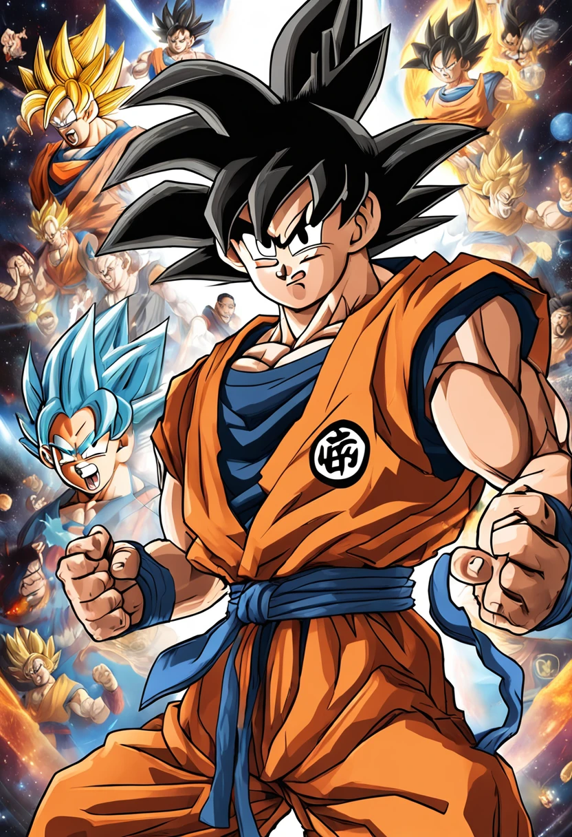 son goku、mito、combats、Golden Hoop Stick、celestial gardens、The law is the same as the heavens and the earth、giant things