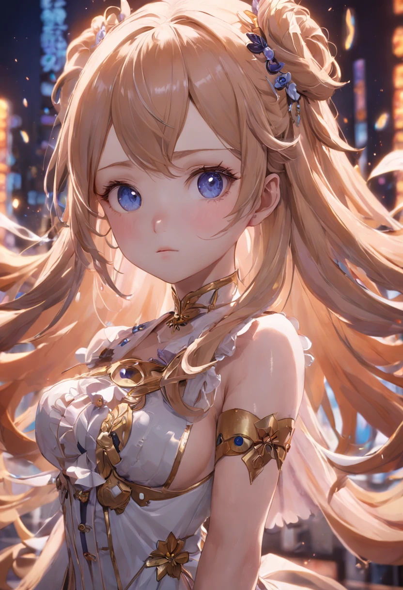 (Extremely detailed CG Unity 16k wallpaper:1.1), (Noise Removal Strength: 1.45), (tmasterpiece:1.37), {Extremely detailed 8k wallpaper}, {Masterpiece}, {Best quality}, {{{{{doll}}}}}, {{JDM}}, Dolls, puppet, {Ball joints}, {{{{lifeless}}}}, {{{inorganic}}}, {1girll}, Beautiful and detailed glass eyes, Handle Hair, ornate hair, Expressionless, indifferent, Hyperrealistic, Gothic, Classical decoration, Sit, zoom in on eyes, focused on the eyes, {{silk thread}}, Rococo style, god light, Sparkle, Glowing light