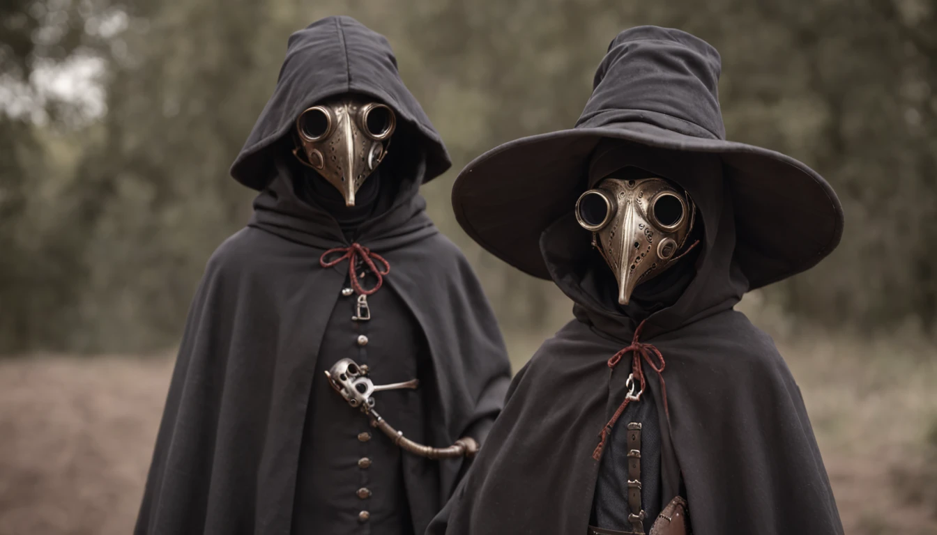 In a post-apocalyptic world ravaged by an unknown disease, a mysterious and compassionate anime-style plague doctor emerges to treat the afflicted. The plague doctor, adorned in a beautifully detailed, steampunk-inspired mask and cloak, possesses advanced AI-powered medical tools and a heart full of empathy.