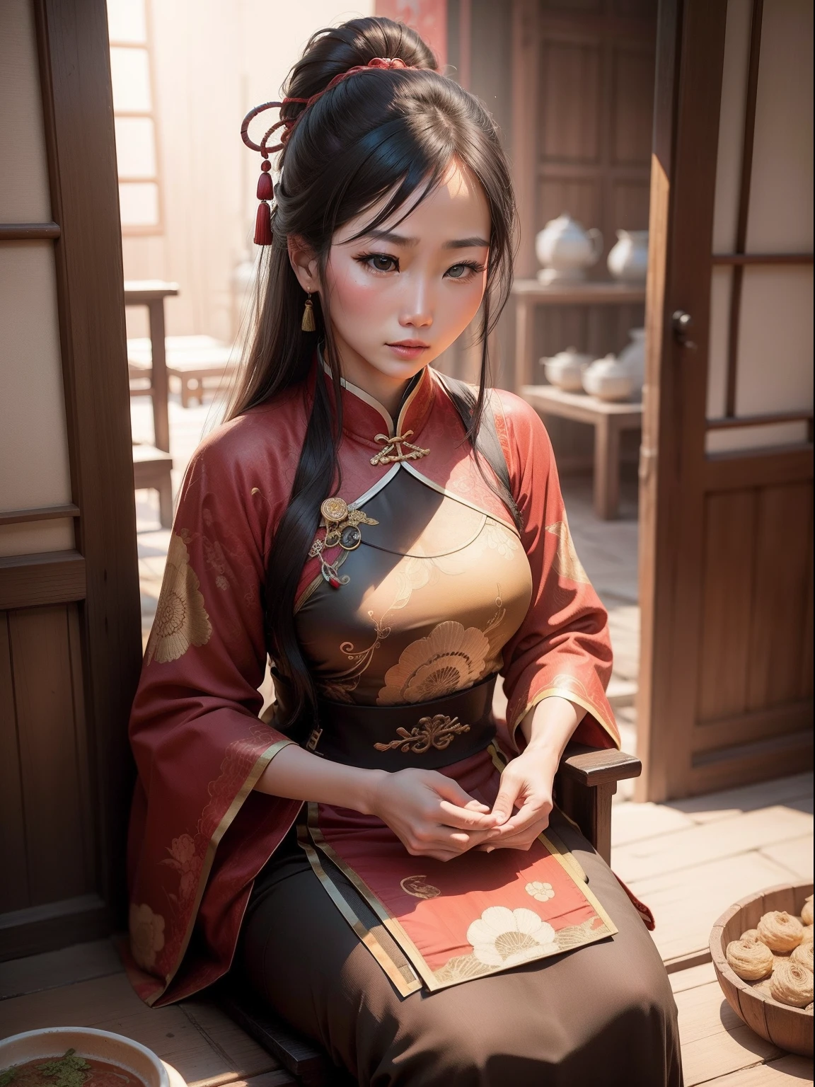 woman, China, ancient, traditional