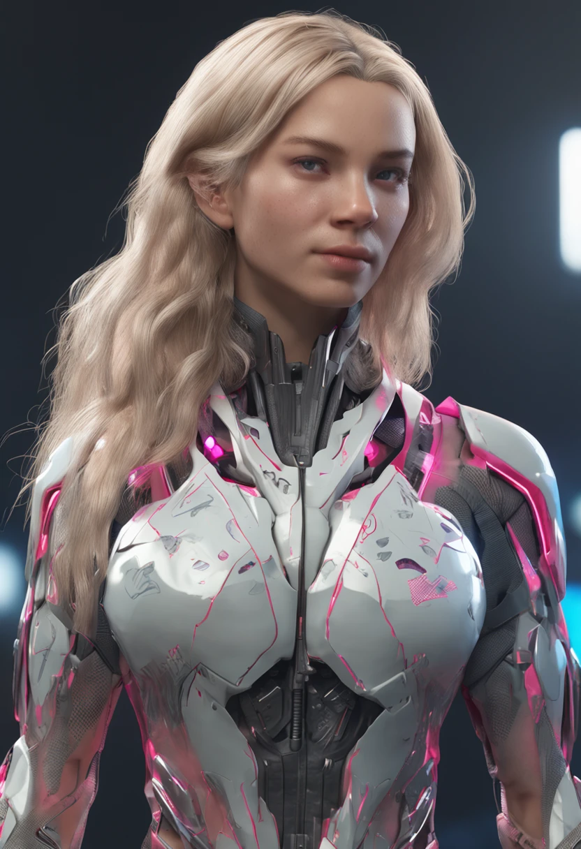 p-quality、8K Masterpiece、超A high resolution、(Photorealsitic:1.3)、Raw photo、女の子1人、20 year old Eastern European woman,ue,blonde hair、glowy skin、1 Cyberpunk Super Beauty、((super realistic details))、portlate、globalillumination、Shadow、octan render、8K、ultrasharp、(breast size:0.1)、Raw skin is exposed in cleavage、metals、cold color、、highly intricate detail、Realistic light、CGSoation Trends、Beautiful eyes、radiant eyes、Facing the camera、neon details