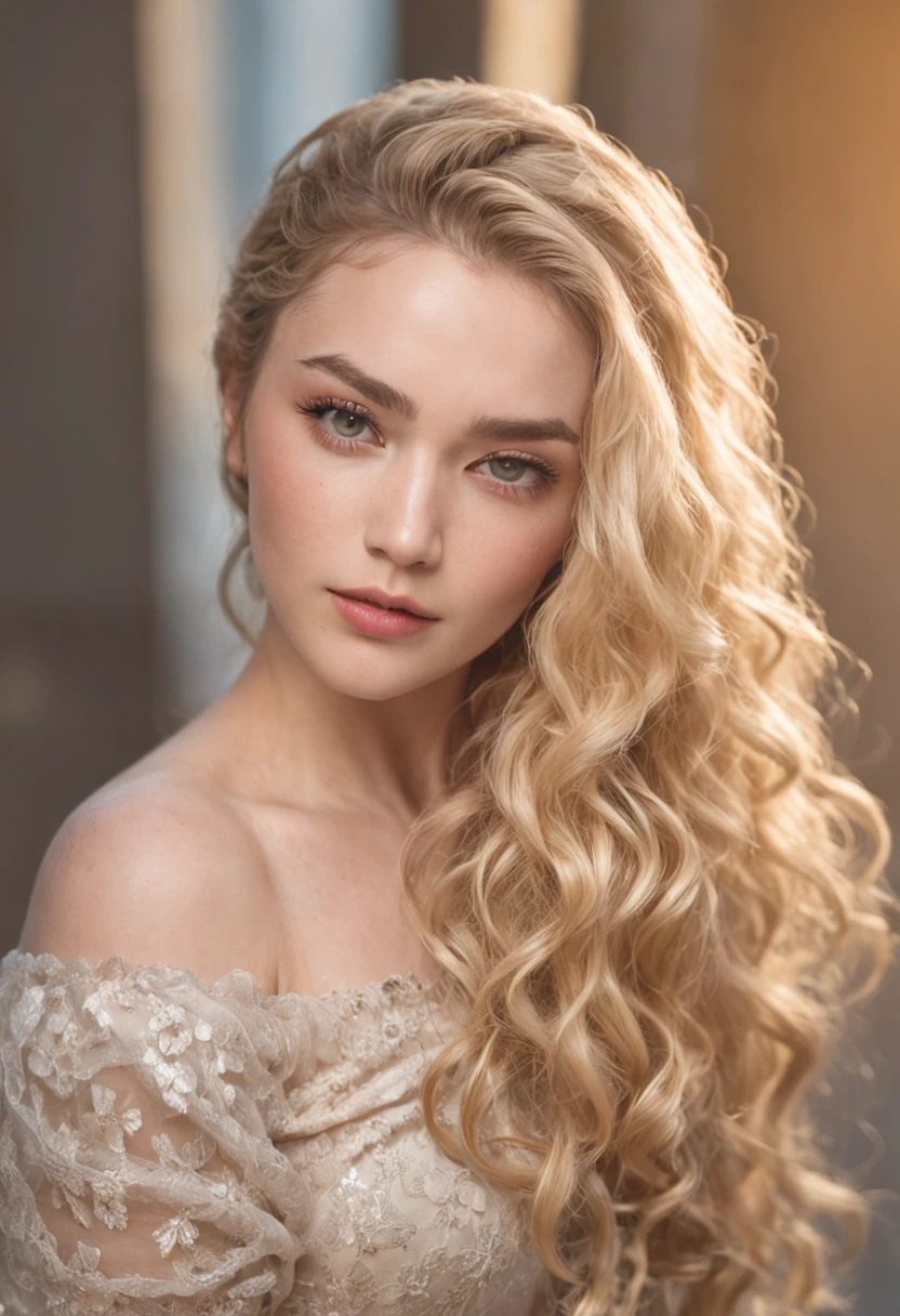 A beautiful girl lifting her skirt up, (erotic face:Florence Pugh:0.2), (high detailed skin), (high detail face), (very long curly blonde hair), best quality, ultra high res, (photorealistic: 1.4), Raw photo, by Ellen von Unwerth, Nikon D850, backlight, rimlighting, from behind, bending over