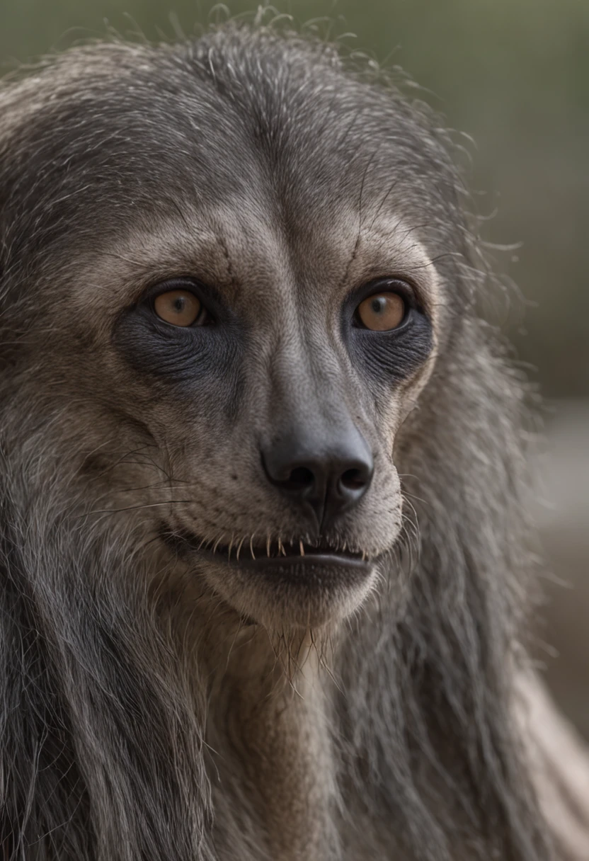 invading aliens，Zumbis com cara de lobo，Too much hair is long，Chifre longo，estranho，vess de sangue，Frotting，assassino，Corpo inteiro como，Lutando，The city was destroyed，de um real，Facial features are carefully described，textura de pele realista，Estilo escuro，profundidade de campos，Luz alta，luz real，Traching de raias，oc renderizado，hyper-realistic，melhor qualidade，8k，Obras de mestres，super-fino，pelos pubianos detalhados，anatomia correta，sharp focus on eyes，Bokeh，Facial features are carefully described