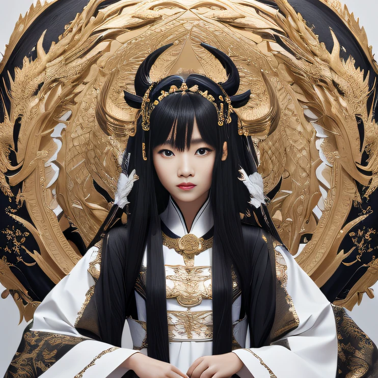 32K（tmasterpiece，k hd，hyper HD，32K）flowing long black hair，Tongzhou maid ，Black and White Dragon Protector （realisticlying：1.4），White python pattern battle robe，Ink headdress，Snowflakes fluttering，The background is pure，Hold your head high，Be proud，The nostrils look at people， A high resolution， Ink details， RAW photogr， Sharp Re， Nikon D850 Film Stock Photo by Jefferies Lee 4 Kodak Portra 400 Camera F1.6 shots, Rich colors, ultra-realistic vivid textures, Dramatic lighting, Unreal Engine Art Station Trend, cinestir 800，Hold your head high，Be proud，The nostrils look at people，32K（tmasterpiece，k hd，hyper HD，32K）flowing long black hair，Backroom pond，zydink， water ink， Asian people （water ink）， （Ink silk scarf）， Combat posture， looking at viewert， long whitr hair， Floating hair，water ink， Chinese clothes with long sleeves， （Abstract black and white splash：1.2）， white backgrounid，Kirin Beast Protector （Ink realistic：1.4）The nostrils look at people， A high resolution， Ink details， RAW photogr， Sharp Re，