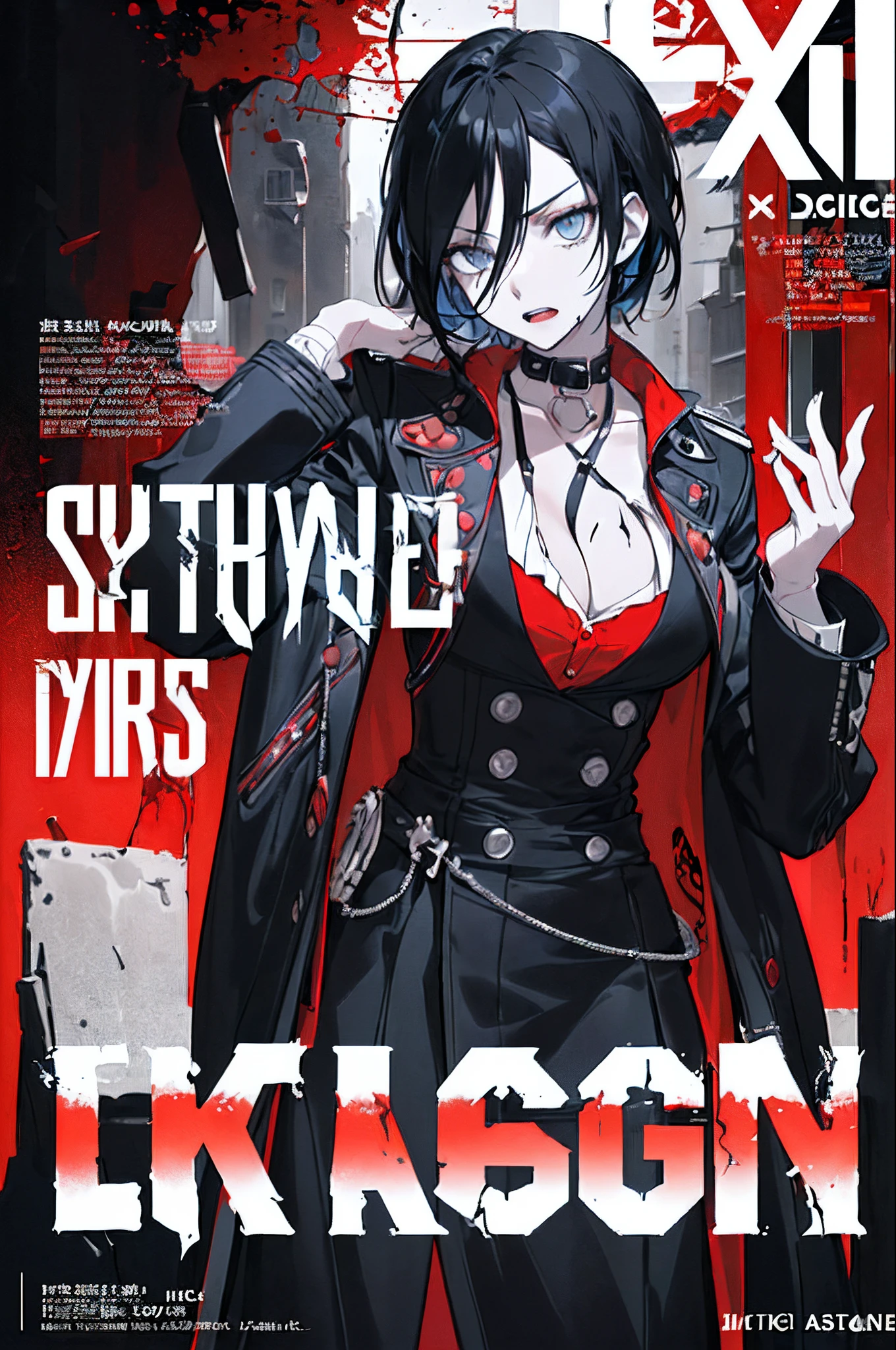 ((((dramatic))), (((gritty))), (((intense))) film poster featuring a young woman as the central character. She stands confidently in the center of the poster, wearing a stylish and edgy outfit, with a determined expression on her face. The background is dark and gritty, with a sense of danger and intensity. The text is bold and attention-grabbing, with a catchy tagline that adds to the overall feeling of drama and excitement. The color palette is mainly dark with splashes of vibrant colors, giving the poster a dynamic and visually striking appearance,tachi-e
(magazine:1.3), (cover-style:1.3), fashionable, woman, vibrant, outfit, posing, front, colorful, dynamic, background, elements, confident, expression, holding, statement, accessory, majestic, coiled, around, touch, scene, text, cover, bold, attention-grabbing, title, stylish, font, catchy, headline, larger, striking, modern, trendy, focus, fashion,