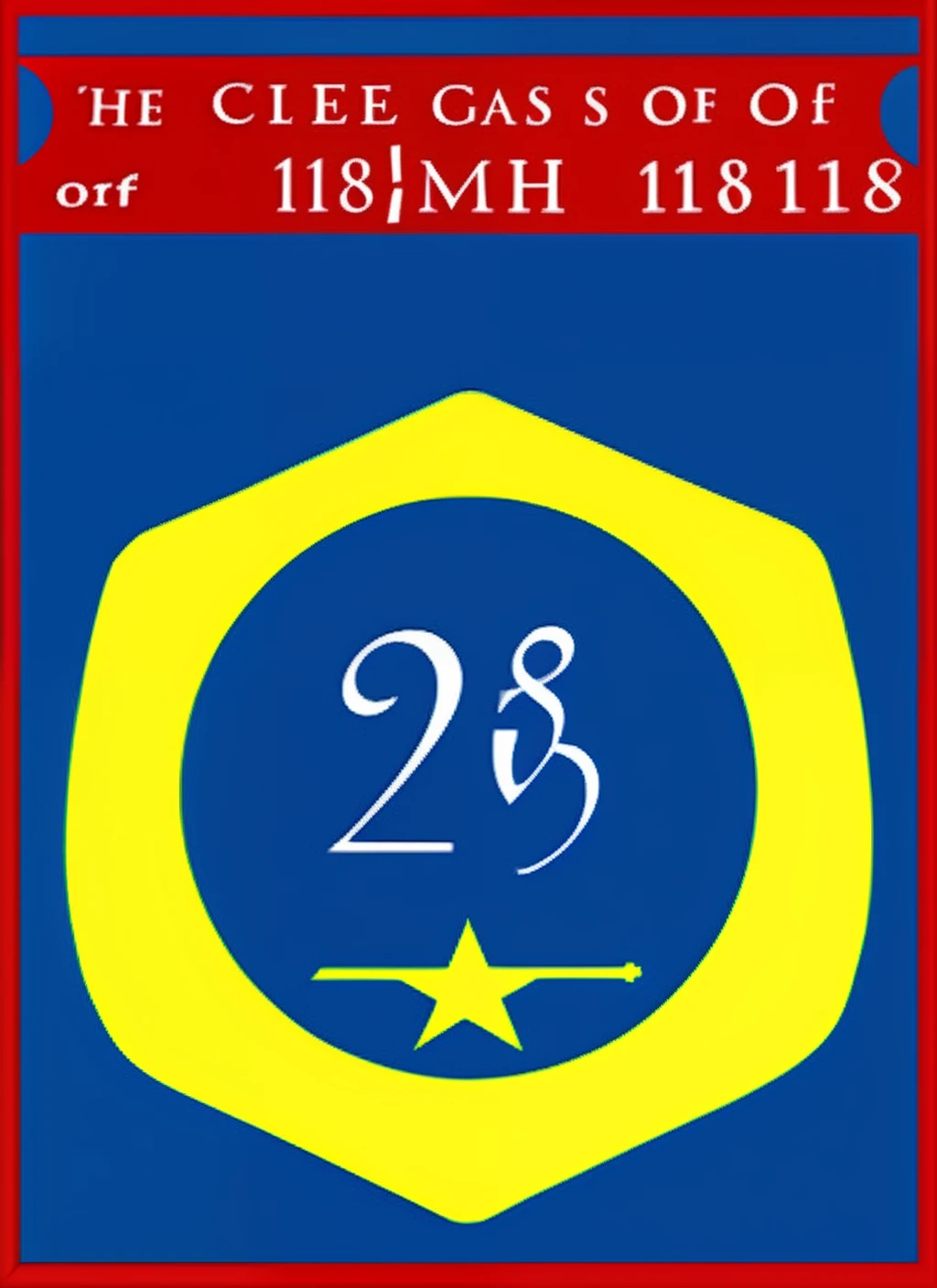 The emblem of the 18th class of high school