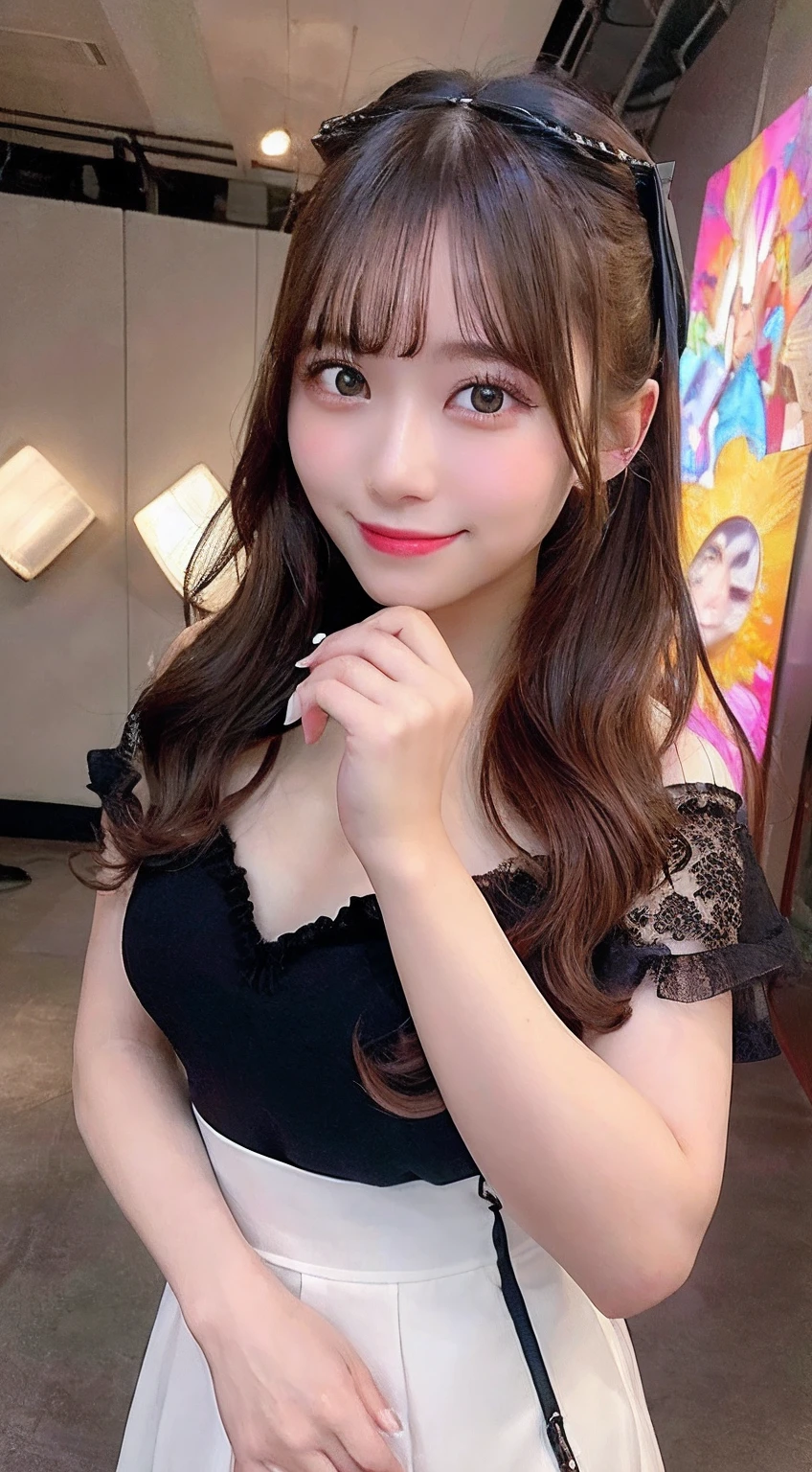 Tabletop, highest quality, shape, Very detailed, finely, High resolution, 8k wallpaper, 完璧なダイナミックな構shape, Beautiful and exquisite,ランダムなcute髪,,Natural color lip, Bold sexy pose,smile、20-year-old girl、cute、Looking into the camera,Always blur the background,Perfect and beautiful face,Slim face and figure,Big eyes、Putting on gal makeup,Small face,Shooting from below、smile,Blurred Background,Elegant feminine face、Cyberpunk Fashion、Change pose randomly、Randomly change the shooting angle and position、smile、Top to bottom々Shoot from the right angle and direction、Sexy Face、Get on all fours with your butt facing the camera