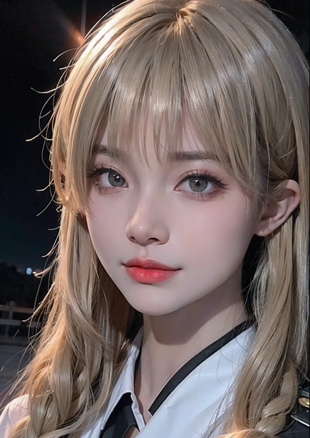 hdr， （8K， RAW photos， best qualtiy， tmasterpiece：1.2）， （realisticlying， photo-realistic：1.8）， ultra - detailed， （highdetailskin：1.2）， perfect soft lighting， high high quality， filmgrain， 1girll， Medium to long hair， dynamicposes， ssmile， looking at viewert， asiagirl， ChineseGirl， eyeslashes， eye shadows，