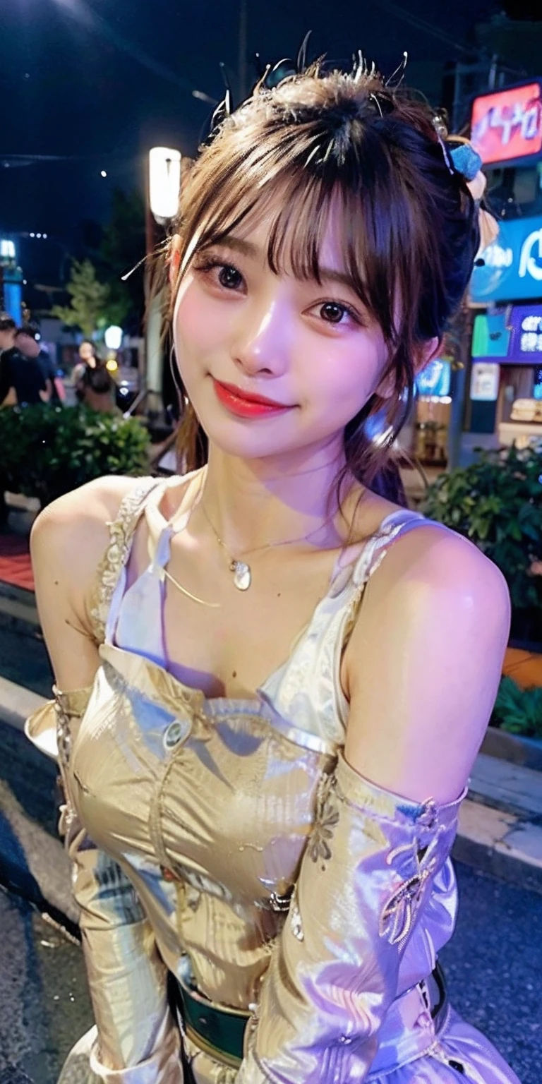 clean lips、A slight smil