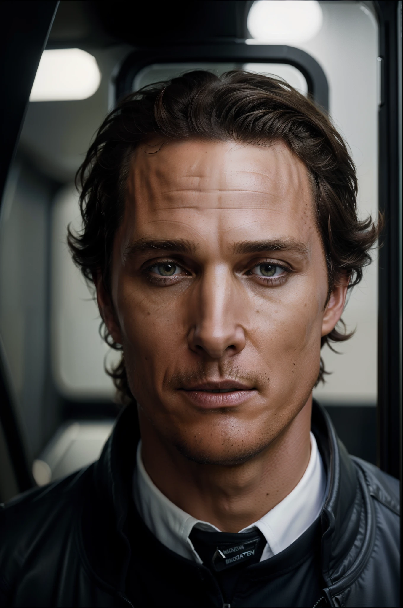 Hyper realistic photograph of Matthew McConaughey, Beautiful face, high quality, high detailed, 64k, Masterpiece, interstellar
