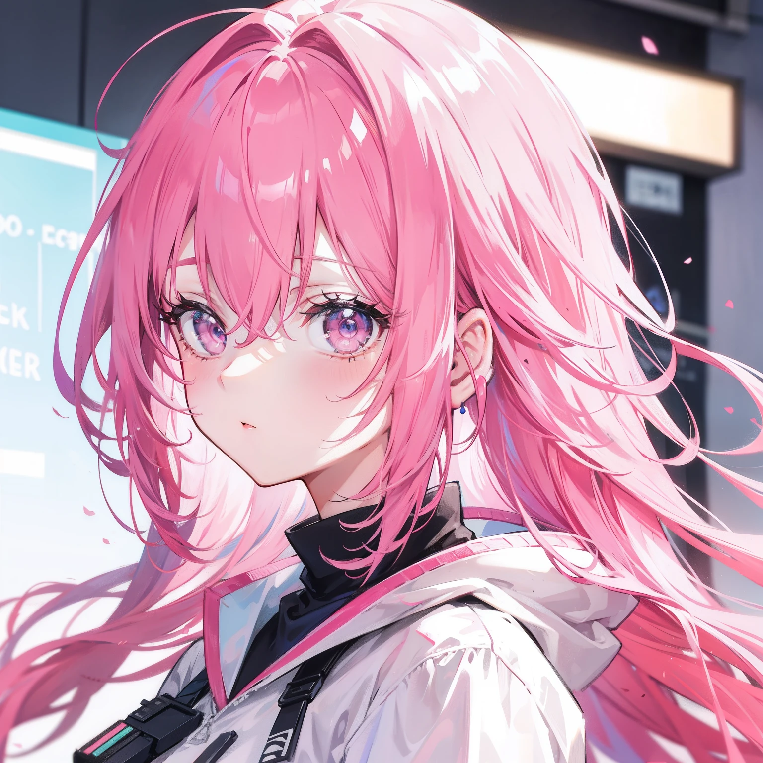 Pink hair