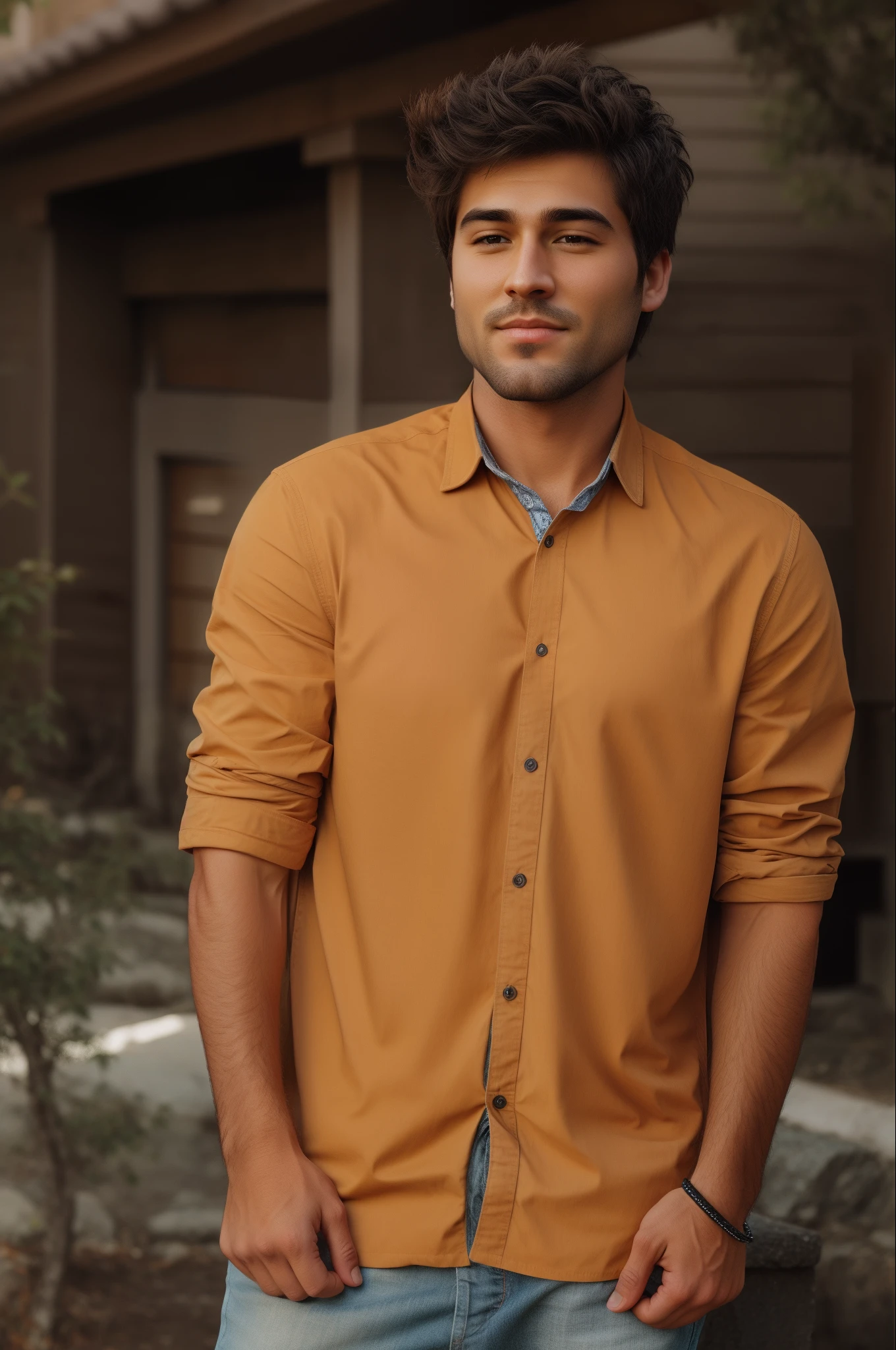 Animated realistic face male