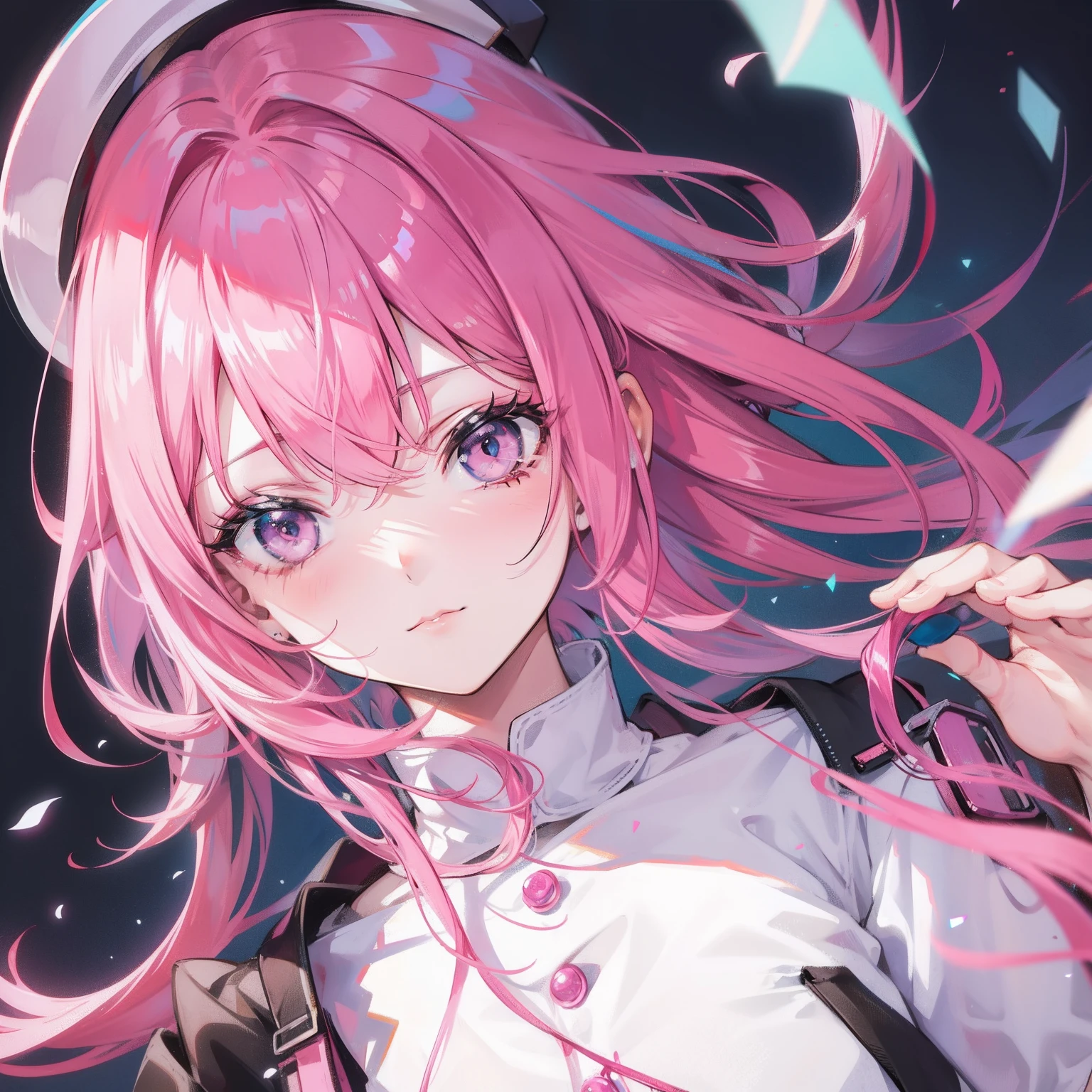 Pink hair