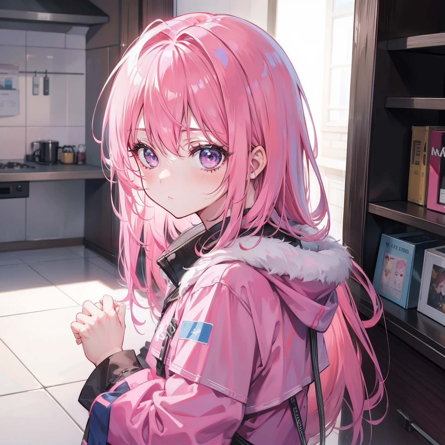 Pink hair