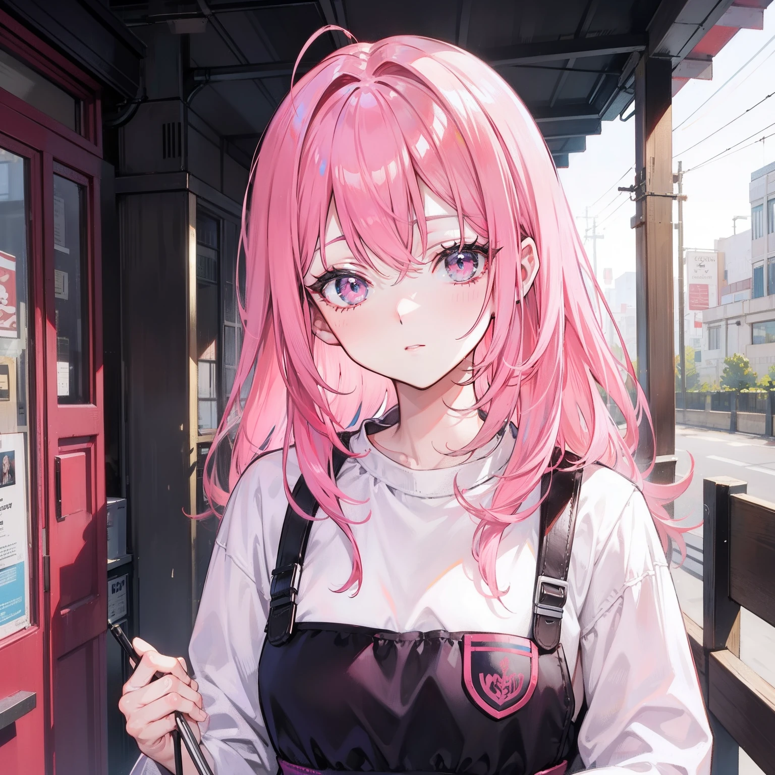 Pink hair