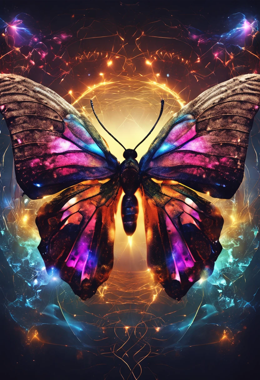 Express the inner transformation and healing energy associated with the 396 Hz Solfeggio frequency。NP、The way butterflies molt and change like、Think of an image of a broken chain being untied, etc.