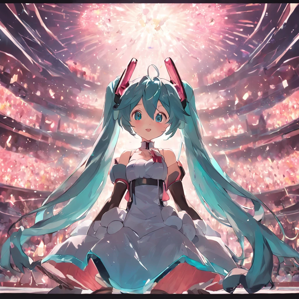 Big breasts Hatsune Miku,rabbitears,Color map