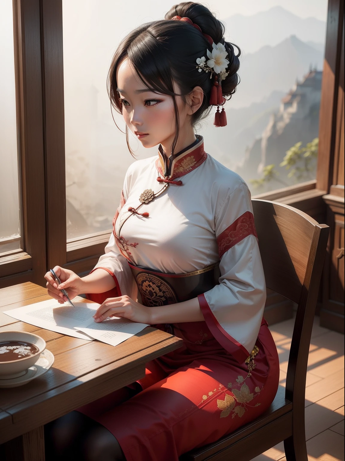 woman, China, ancient, traditional