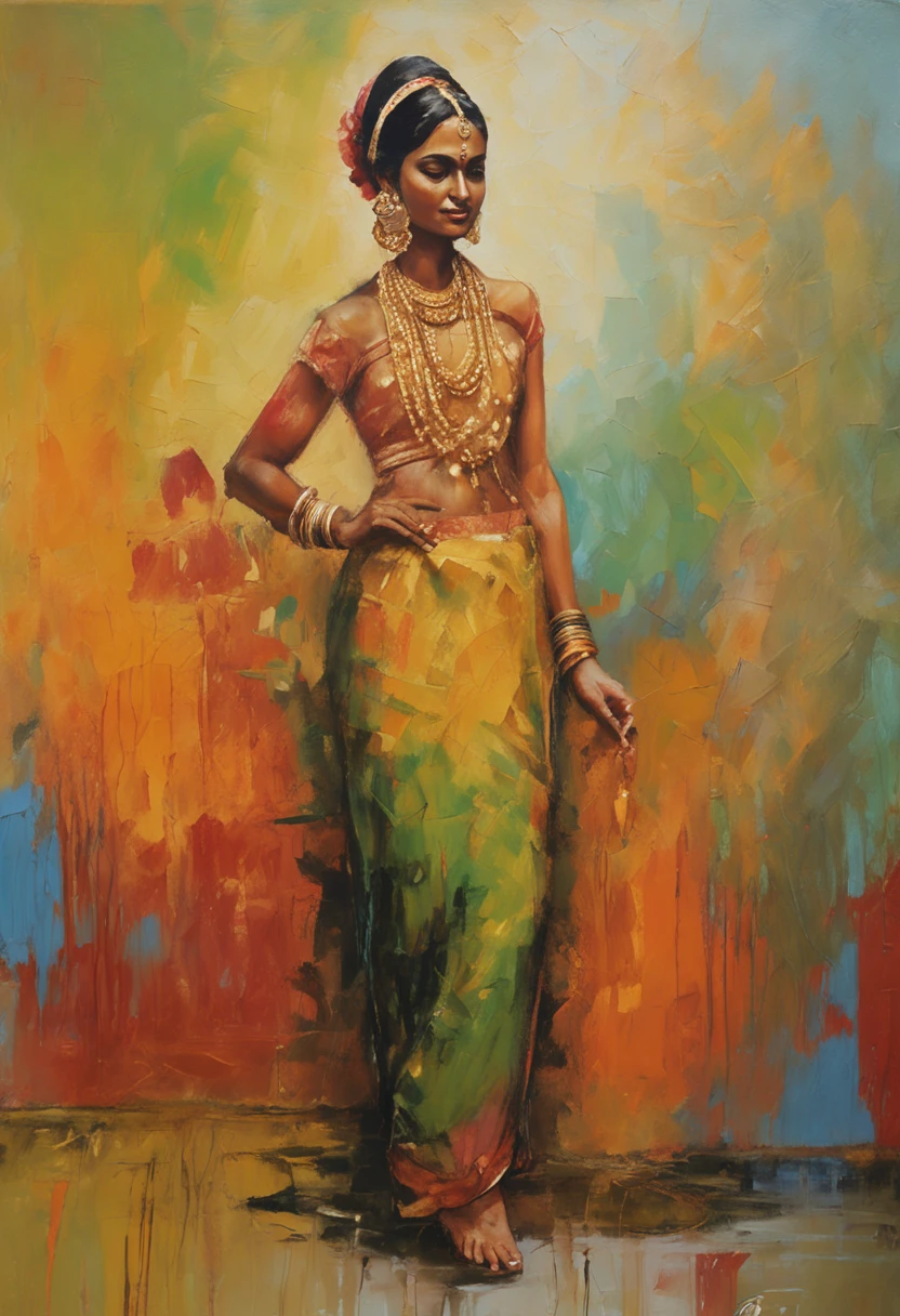 (masterpiece, best quality, realistic),
1girl, background, indian dress, dancing, intricate, dark green dress, gold, indian palace, india, indian person, banquet, crowd, picking up skirt, darker skin,
[slight smile],