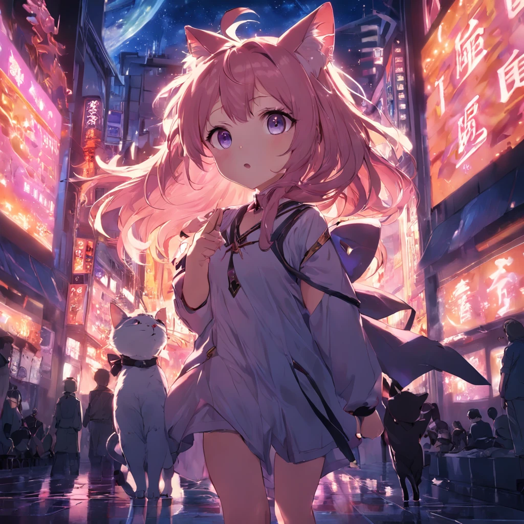 1girl，catss
