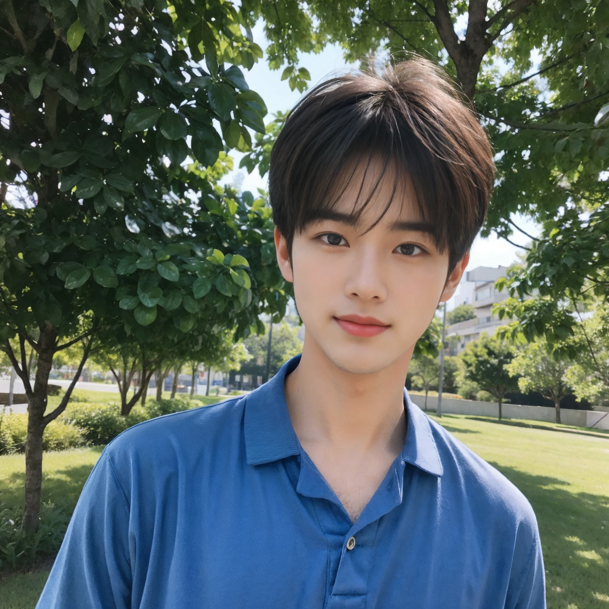 Sunny handsome boy