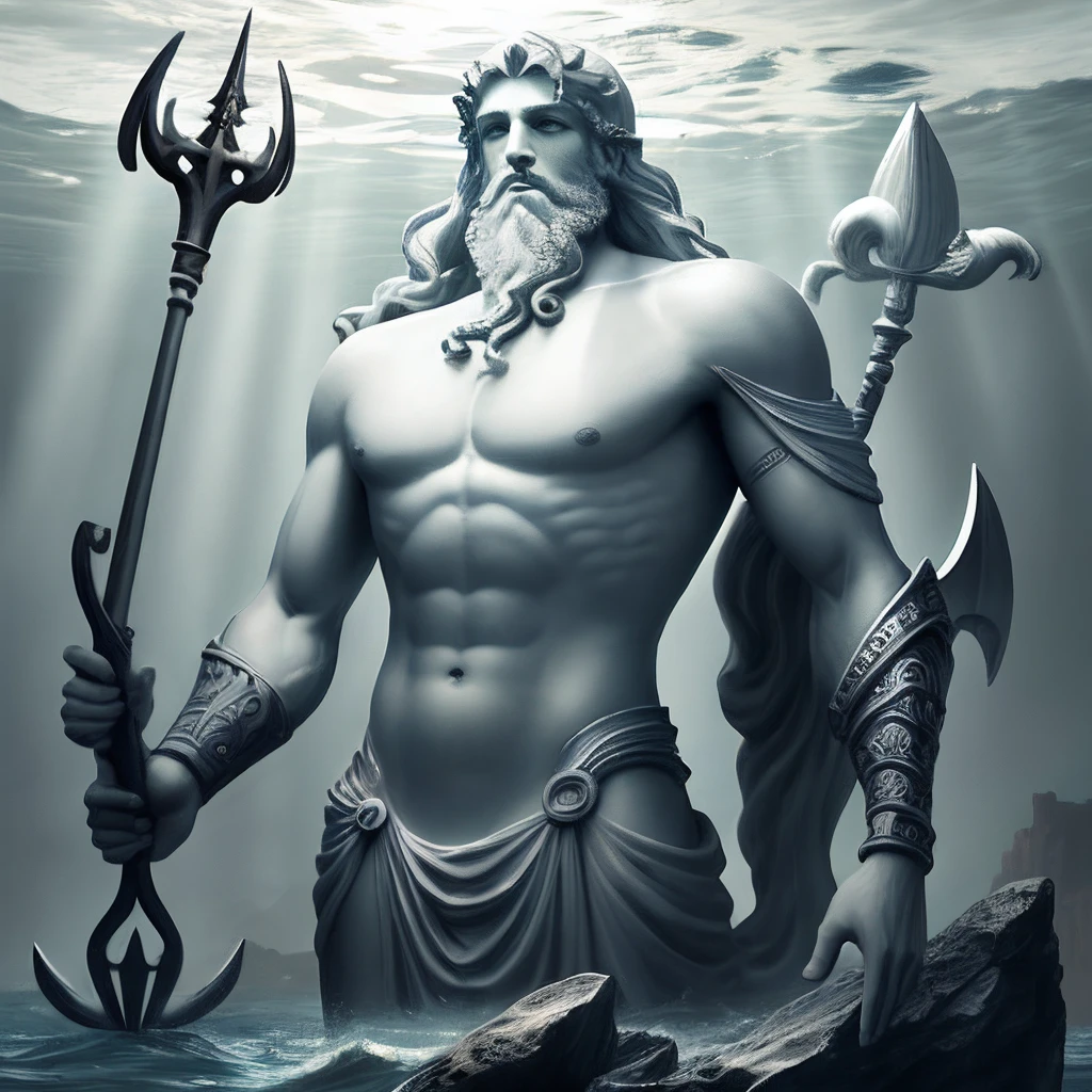 poseidon with trident