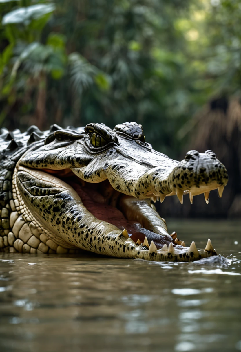 saltwater crocodile attacks on soldiers in the swamps Ramree Island in Burma