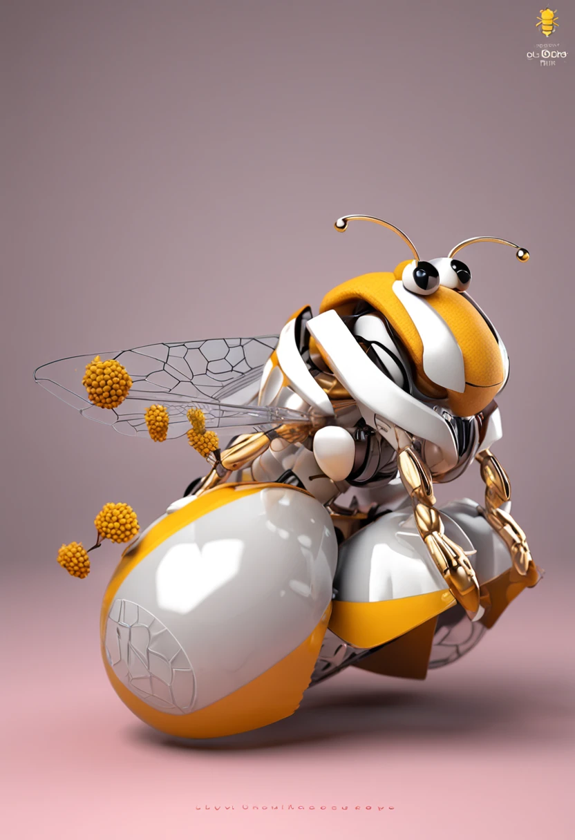 bee IP3D model,3D model rendering,Delicate, Good-looking, Lively and cute IP,There are styling ones,Pure background
