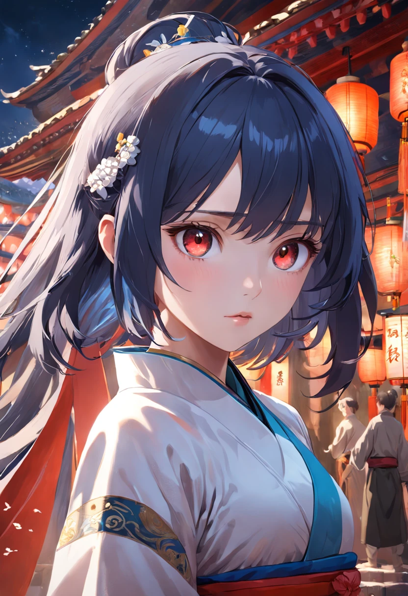 best quality ,masterpiece, illustration, an extremely delicate and beautiful, extremely detailed ,CG ,unity ,8k wallpaper, Amazing, finely detail, masterpiece,best quality,official art,extremely detailed CG unity 8k wallpaper,absurdres, incredibly absurdres, huge filesize , ultra-detailed, highres, extremely detailed,beautiful detailed girl, extremely detailed eyes and face, beautiful detailed eyes,light on face,(Hanfu:1.1),1girl