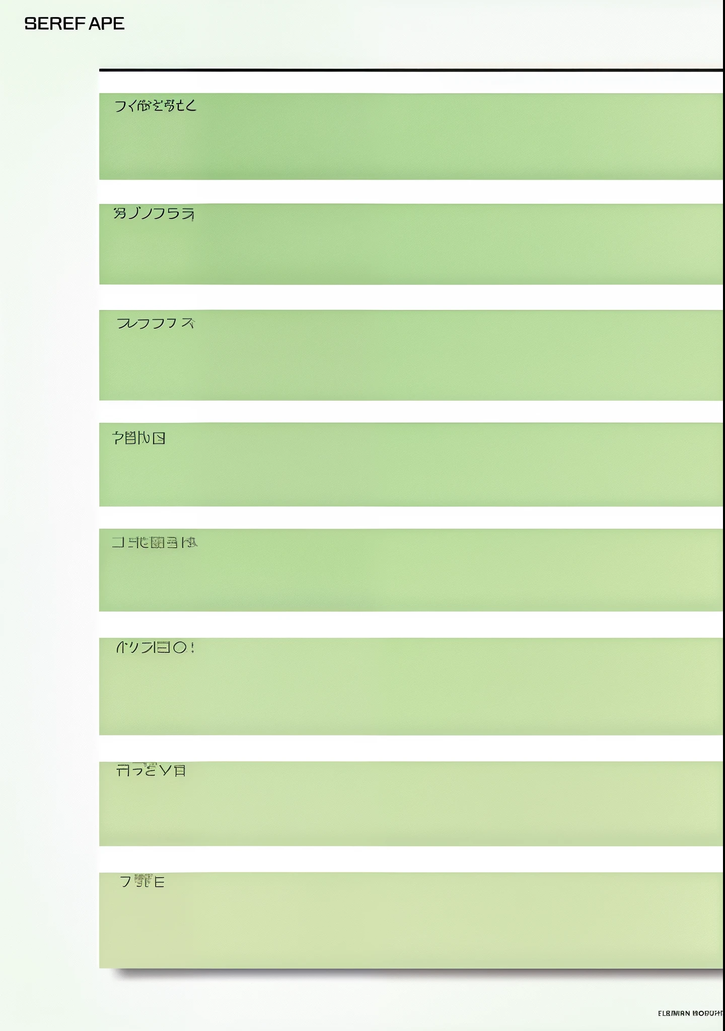 A simple modern notepad page template, full page, lime vibrant green, minimal, modern, cutting edge, super clear, vibrant gradient colour , cinematic, material.