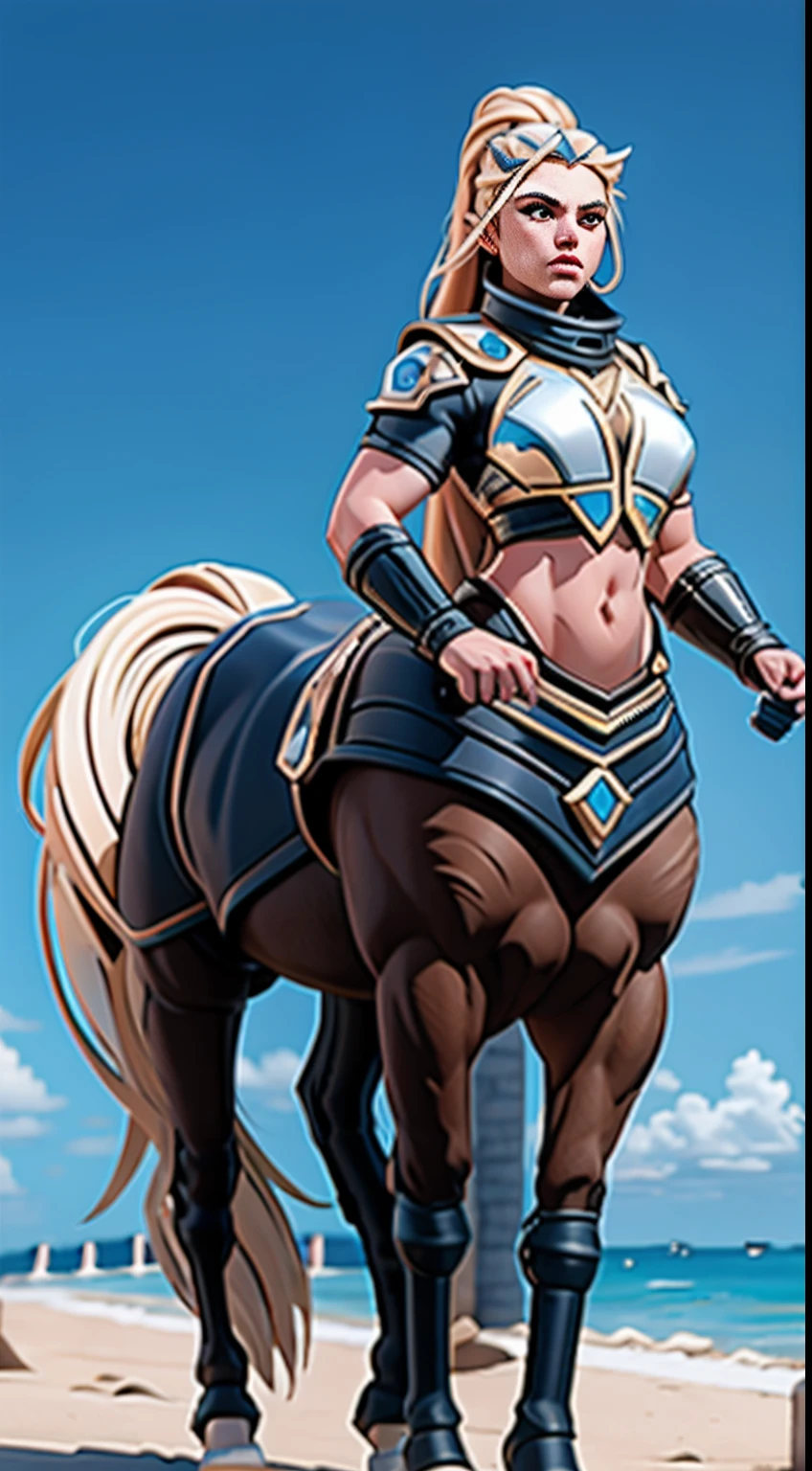 (A female centaur:1.5, female: Centauro, Meio humano, meio cavalo, meio cavalo, meio cavalo:1.5), melhor qualidade, obra prima, detalhada, 8k