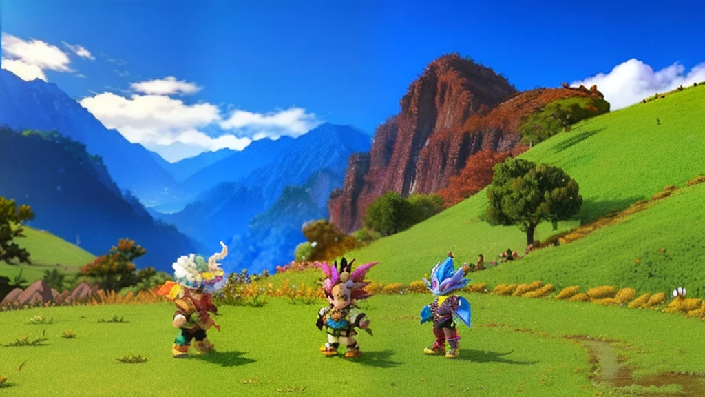 鸟山明风格,Flat pixel games《dragon quest》,Game monster design,(a Oriental Dragons:1.4),Full body like,16-bit pixels