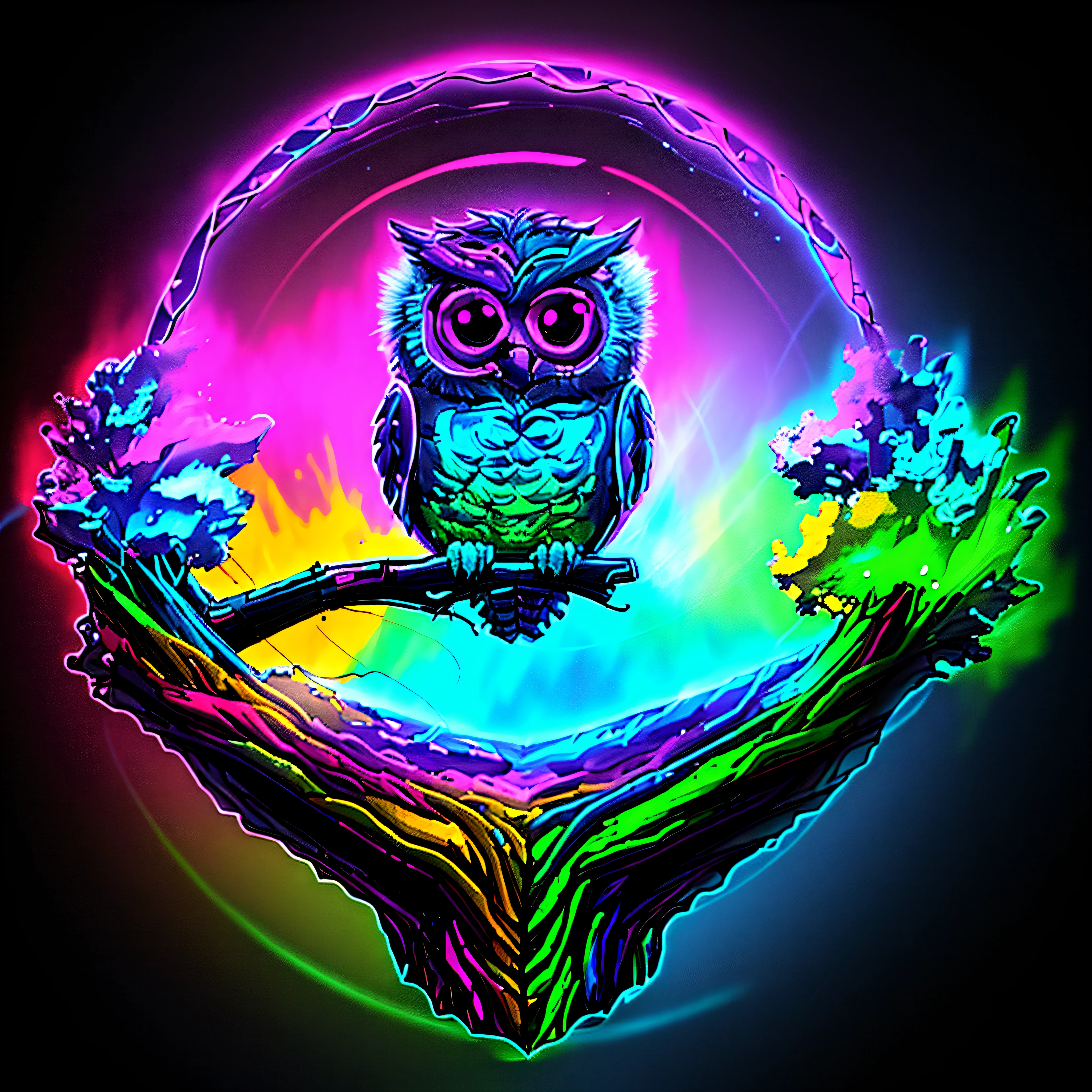 Neon color