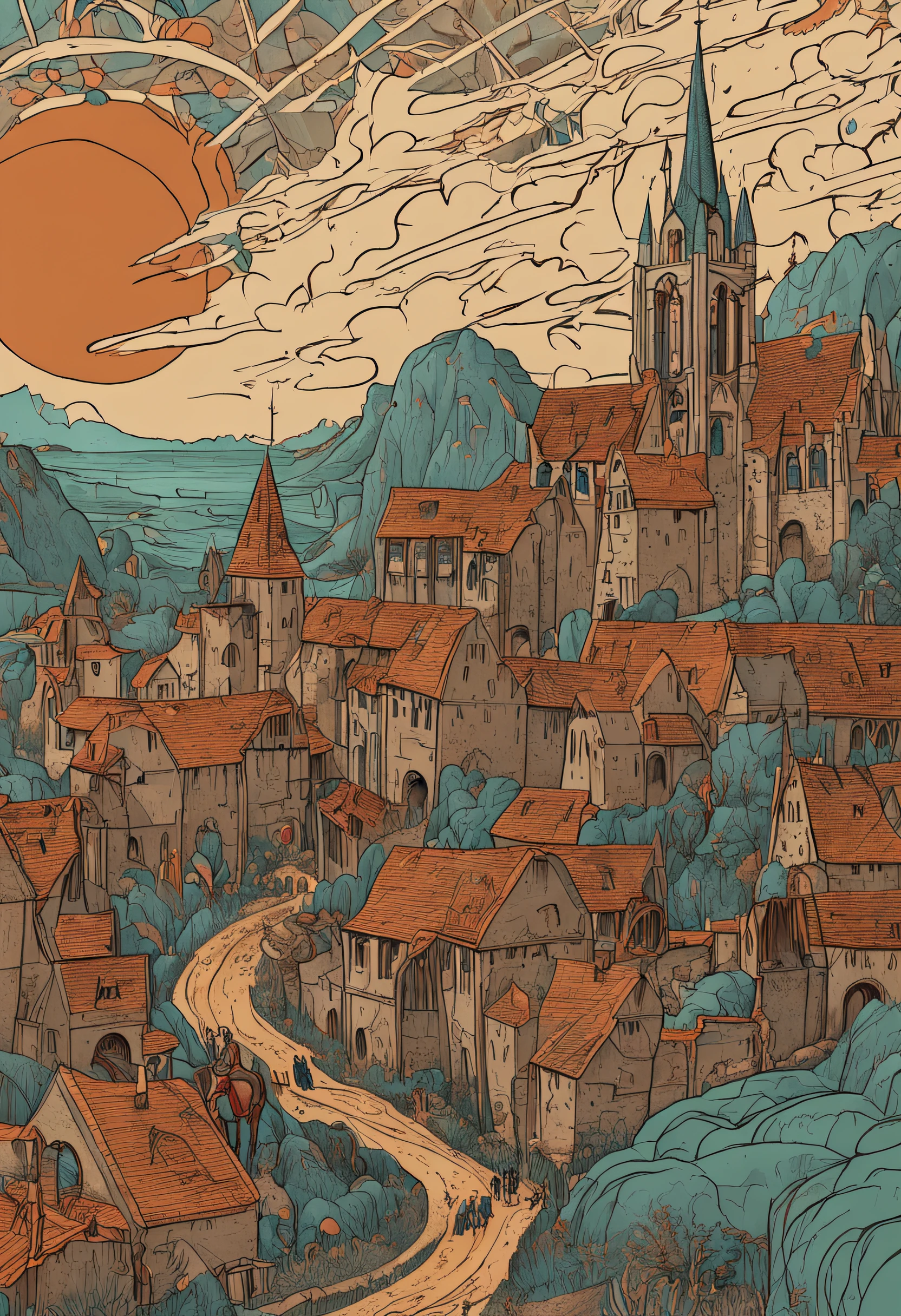 Franks, Medieval Paiting