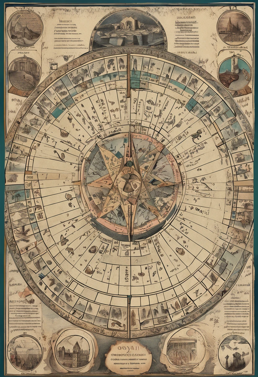 roda astrologica, 12 houses of the zodiac